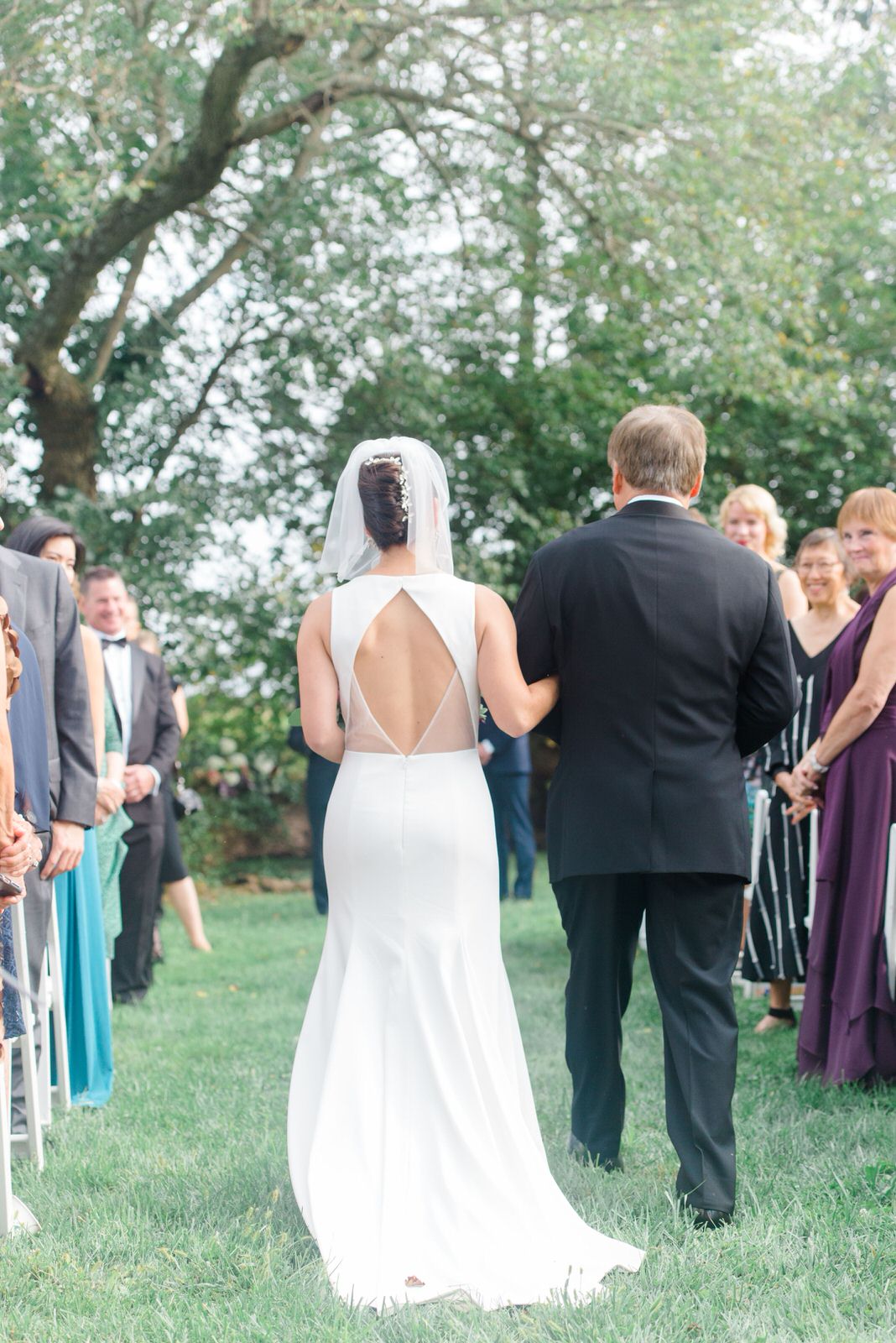 Short Birdcage Wedding Veil with Crystals + Rhinestones