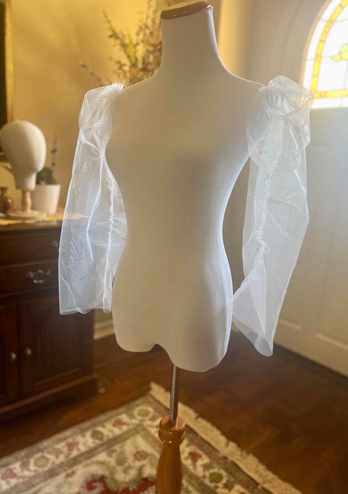 Quick and Easy Bridal Sleeve Pattern with Puff Detail - Removable Style