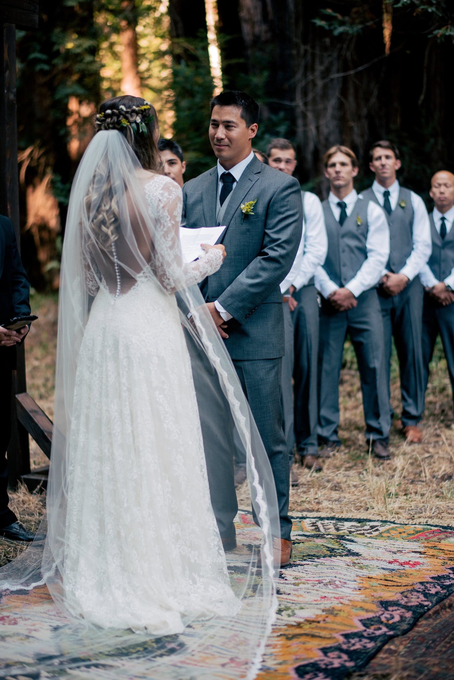 boho wedding veil