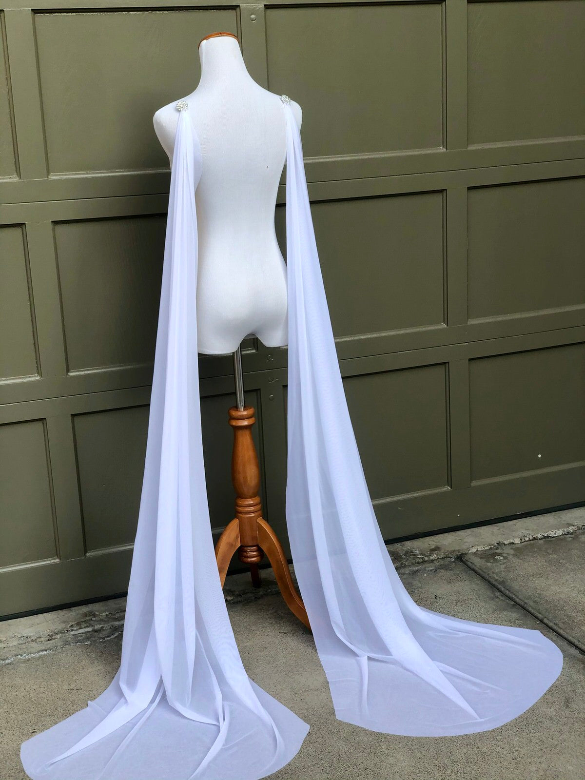 silk wedding wings