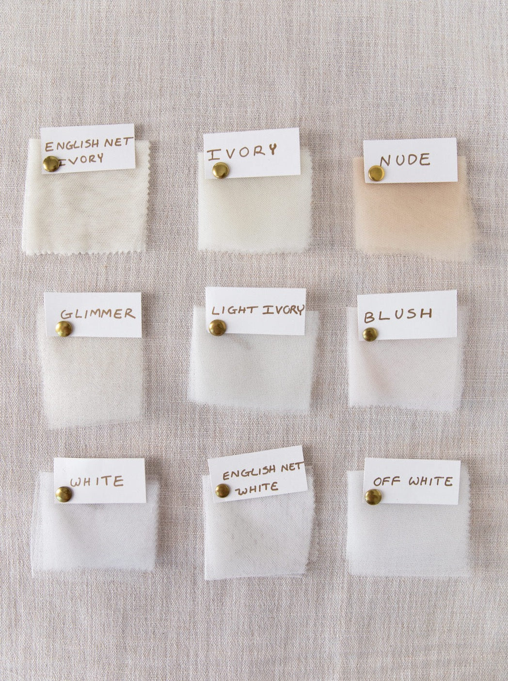 tulle wedding swatch