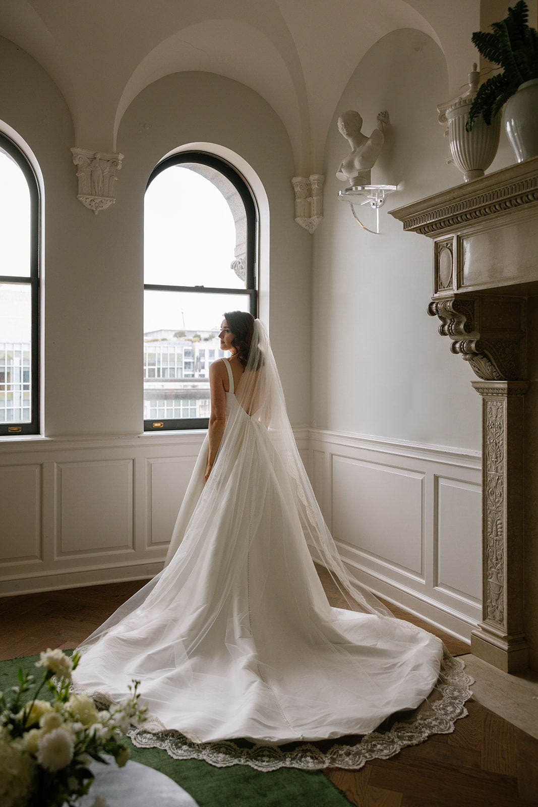 Deposit Wedding Dress Redesign: Repurpose + Modernize Mom's Vintage Veil Deposit Wedding Dress Redesign: Repurpose + Modernize Mom's Vintage Veil