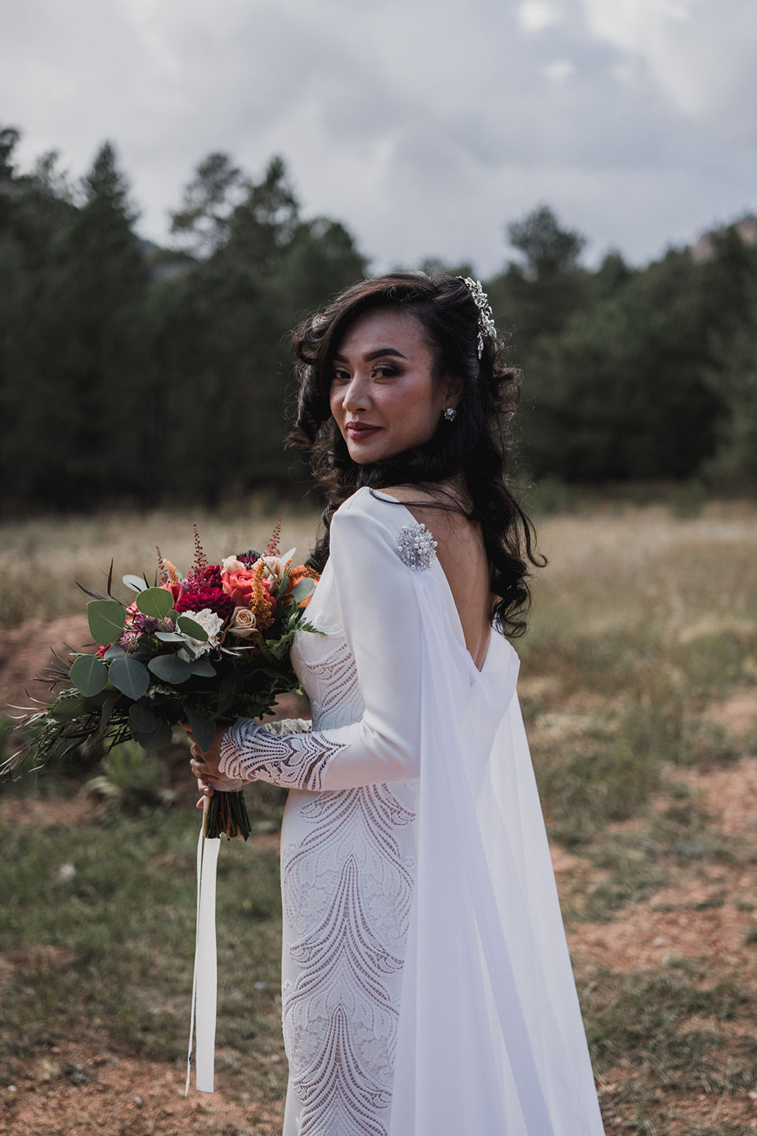 Vintage Inspired Short Bridal Veil from Apollo Box