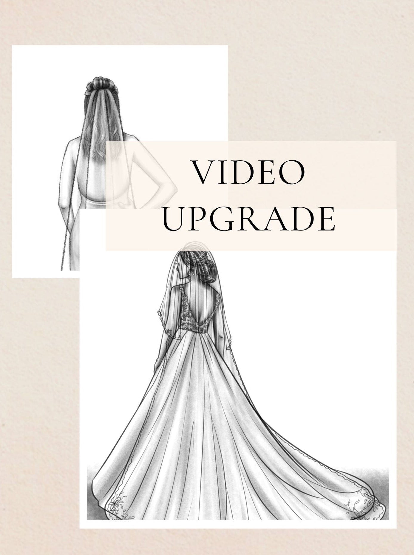 sketches of styles of wedding veils to make yourself with video tutorials