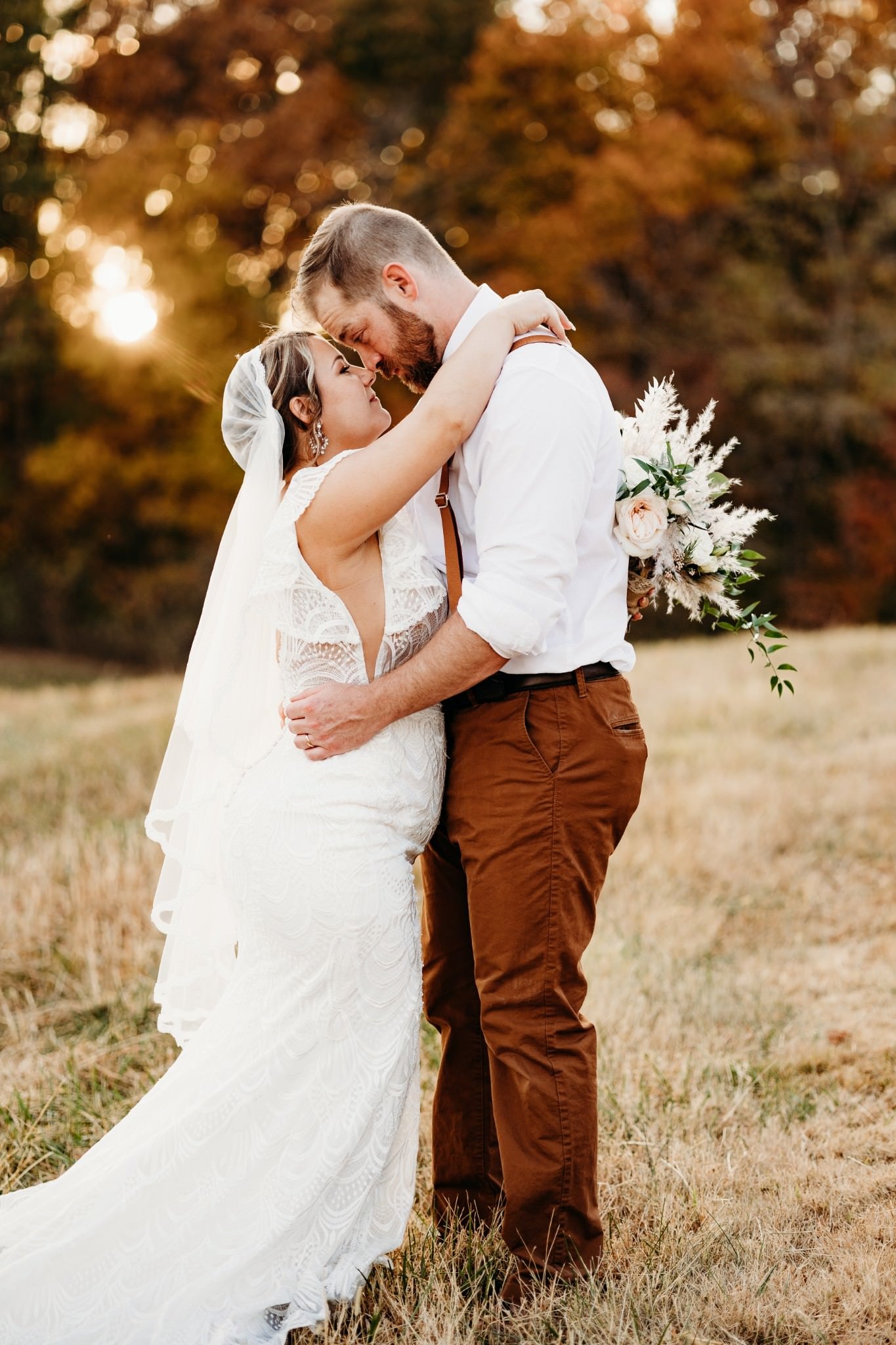 English net fingertip length bridal wedding veil Juliet hat style for rustic outdoor wedding