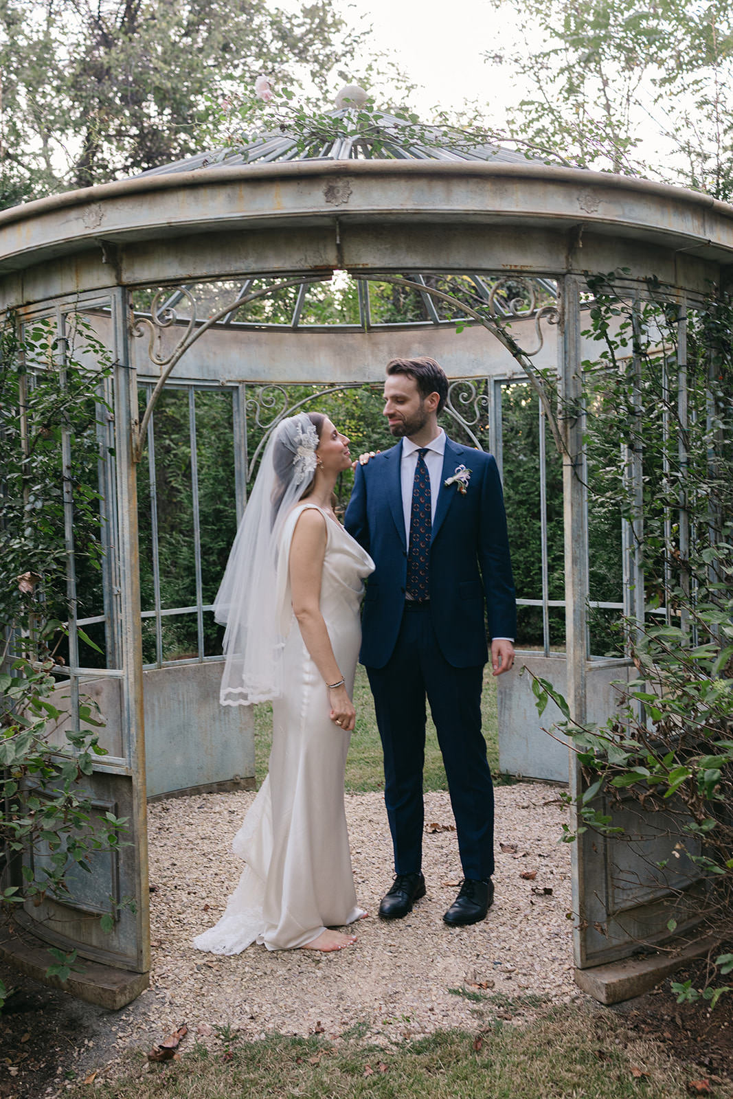 Two Tier Fingertip Length Juliet Cap Wedding Veil | Blusher Bridal Veil