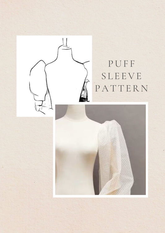 puffy sleeve for wedding dress sewing pattern