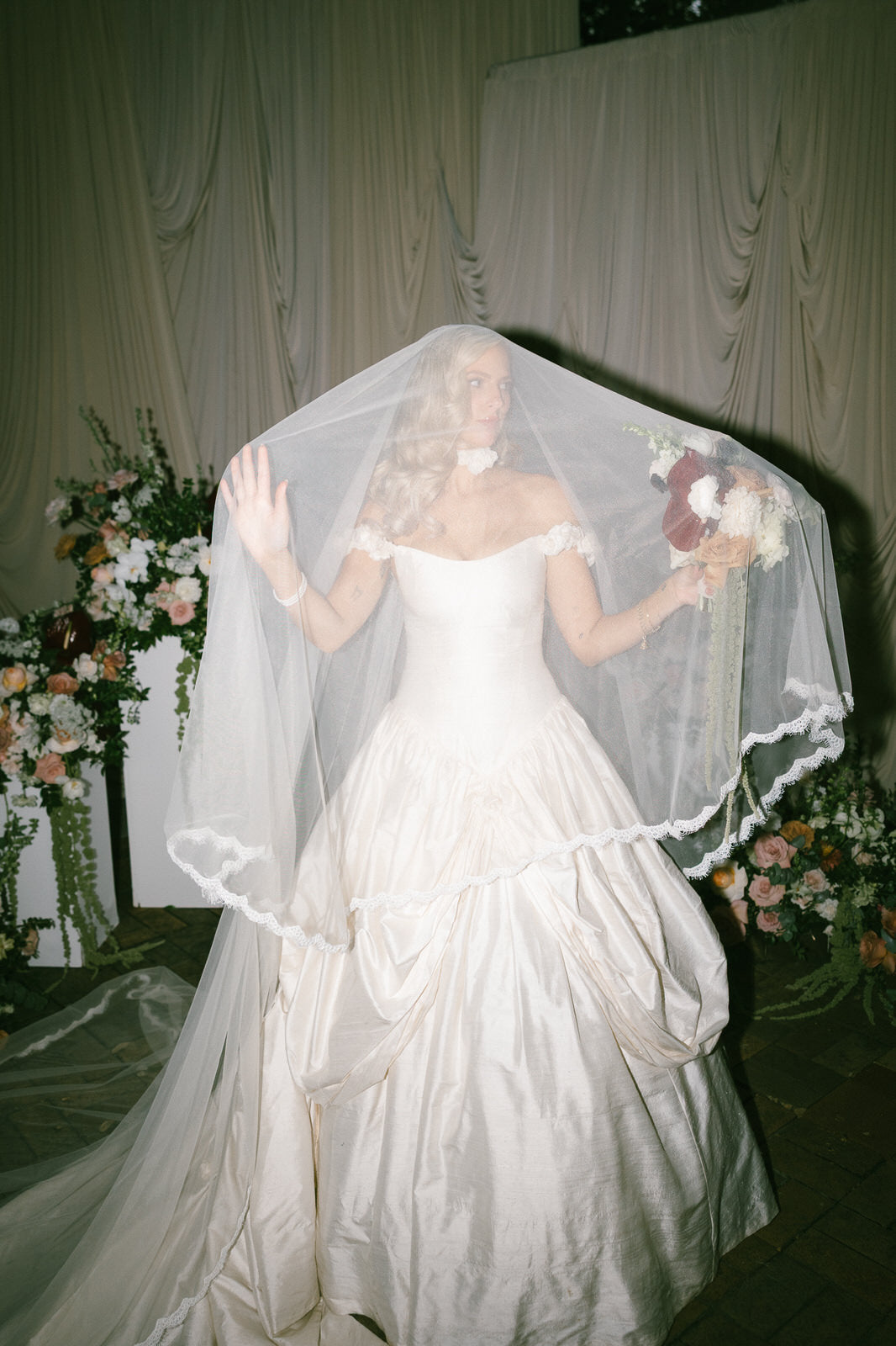 wedding dress and veil Bridal Veil One Size Ivory Tulle Posey Short Veil by Grace Loves Lace Romantic simple tulle wedding veil DEPOSIT Wedding Dress Redesign: Repurpose