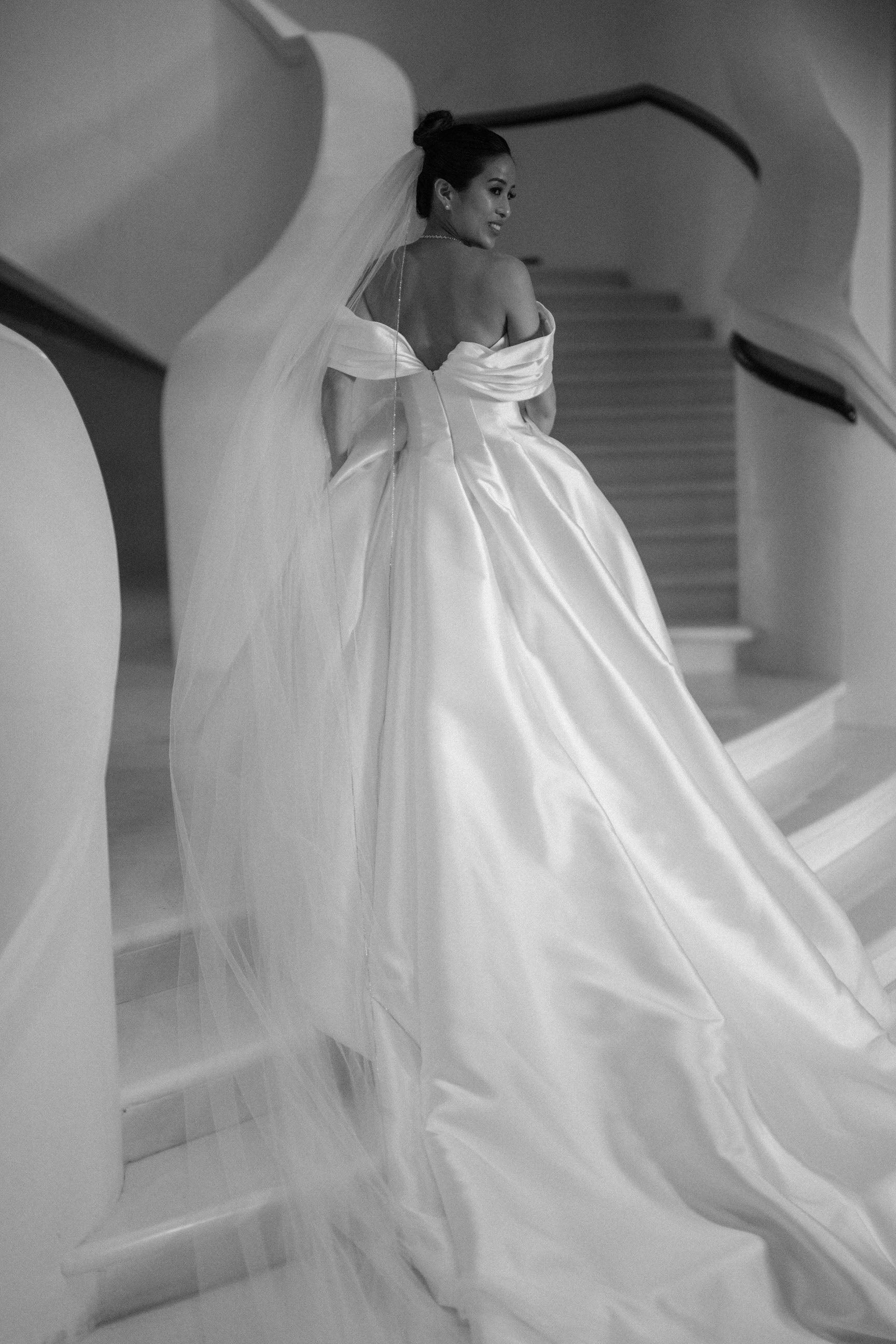 beaded trim rhinestone veil in cathedral 108 inch length under updo