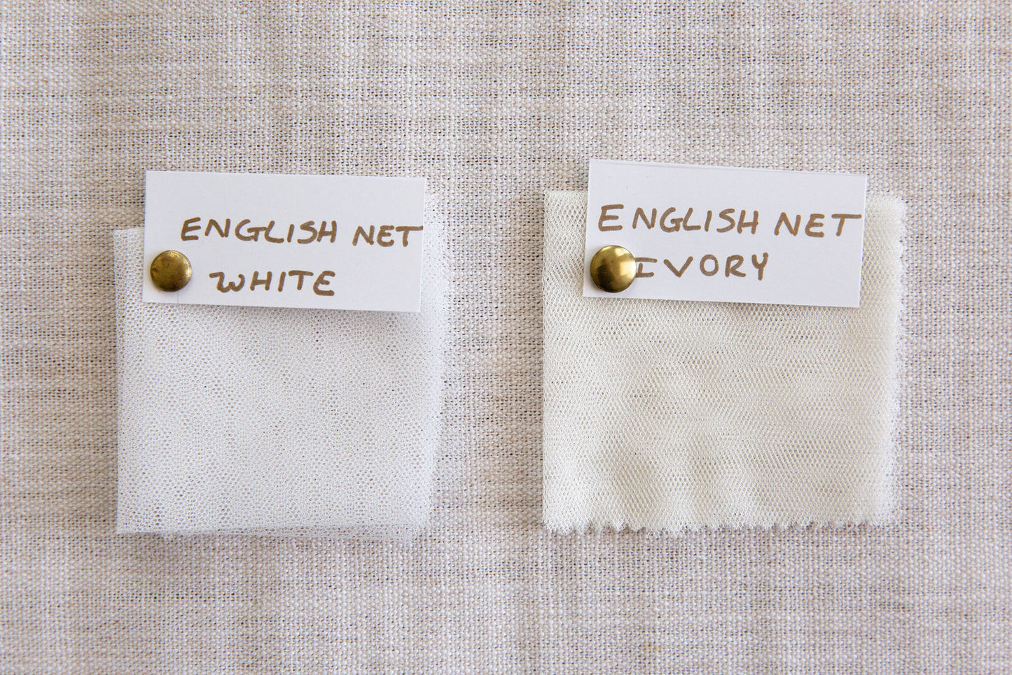 color options for English net wedding veils