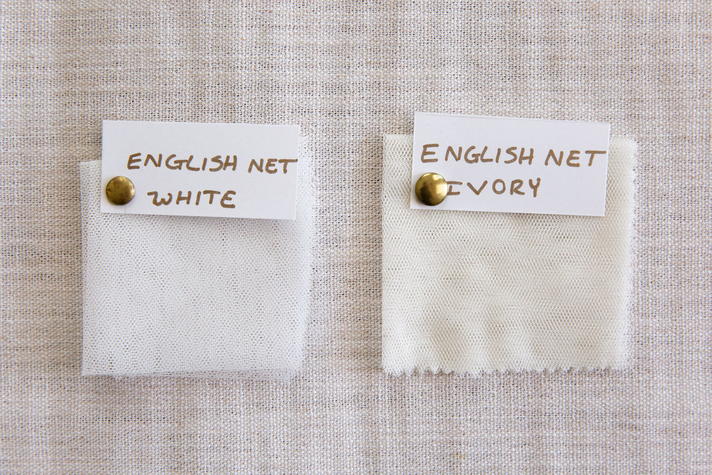 color options for English net wedding veils