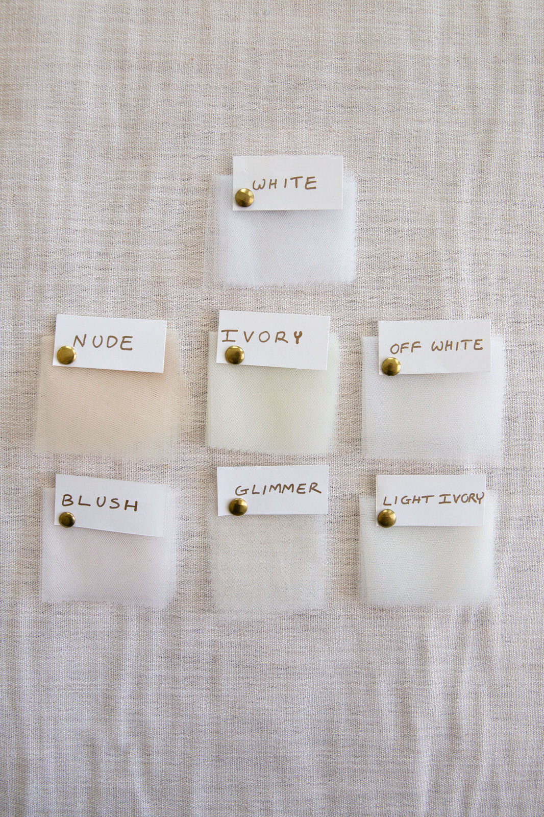 color options for tulle wedding veil