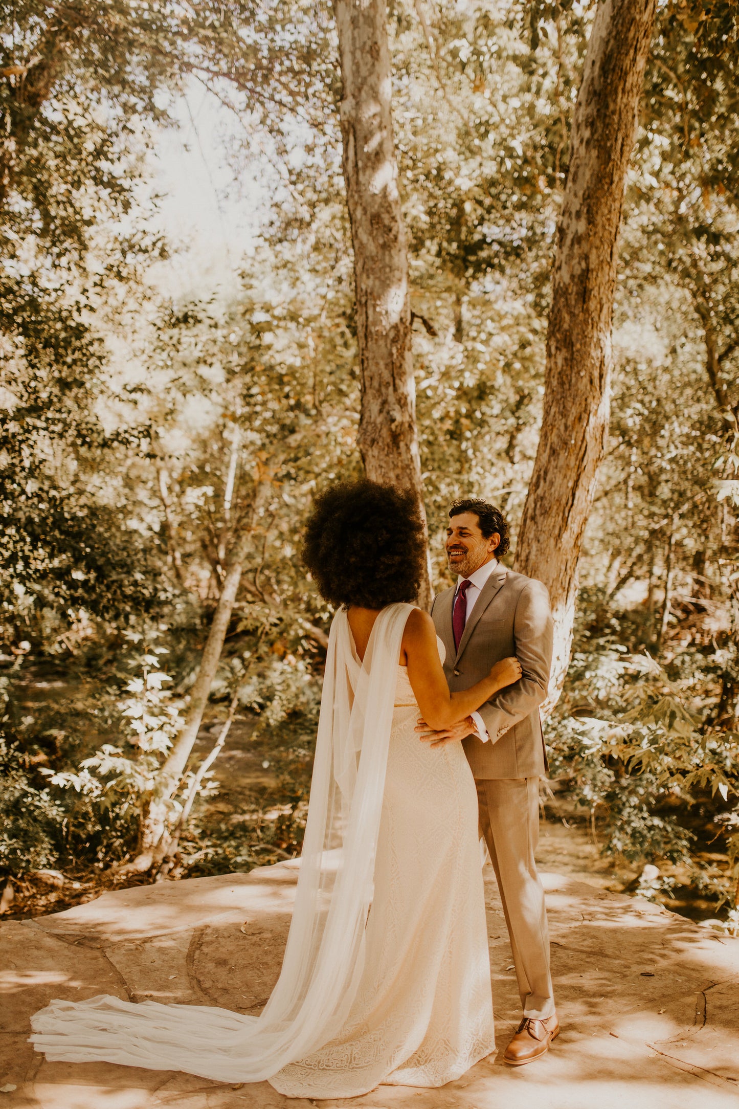 eco-friendly wedding cape for destination elopement outside