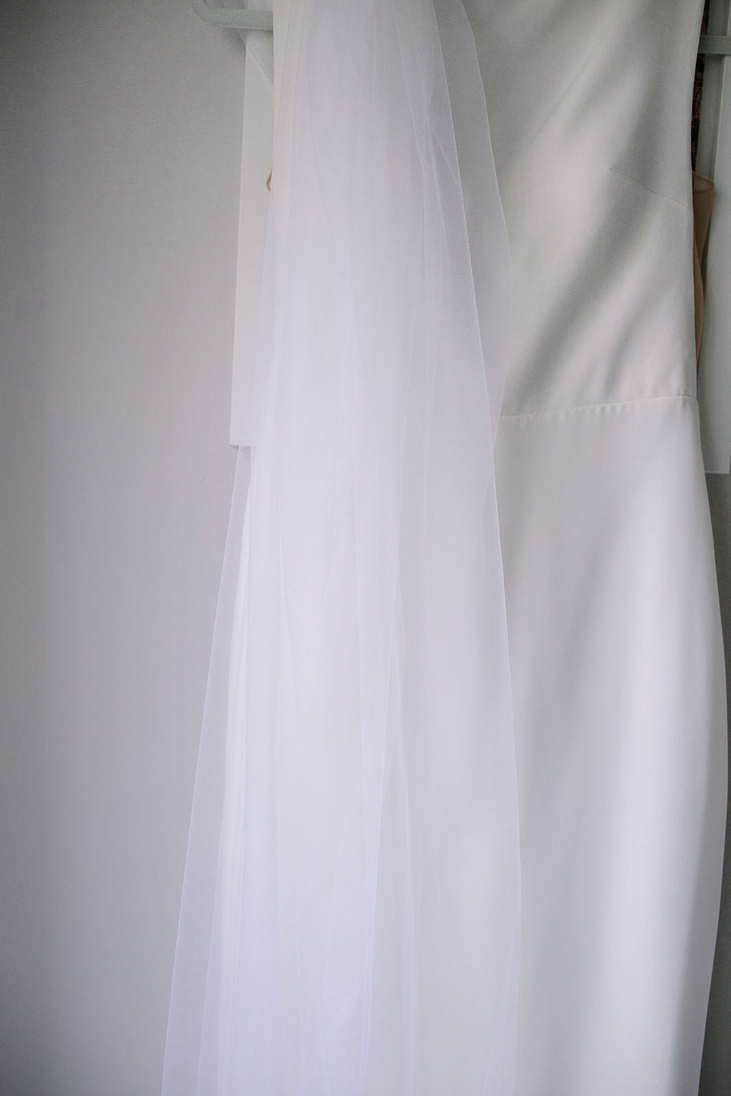 Marii Ballet or Semi Waltz Single Layer Ivory Wedding Veil | NY Gift Boutique