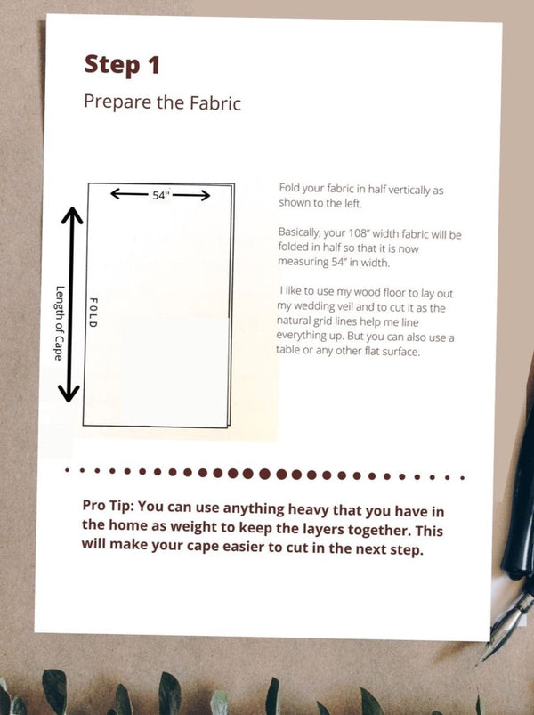 DIY Removable Blusher Bridal Veil Pattern PDF Tutorial – One Blushing ...