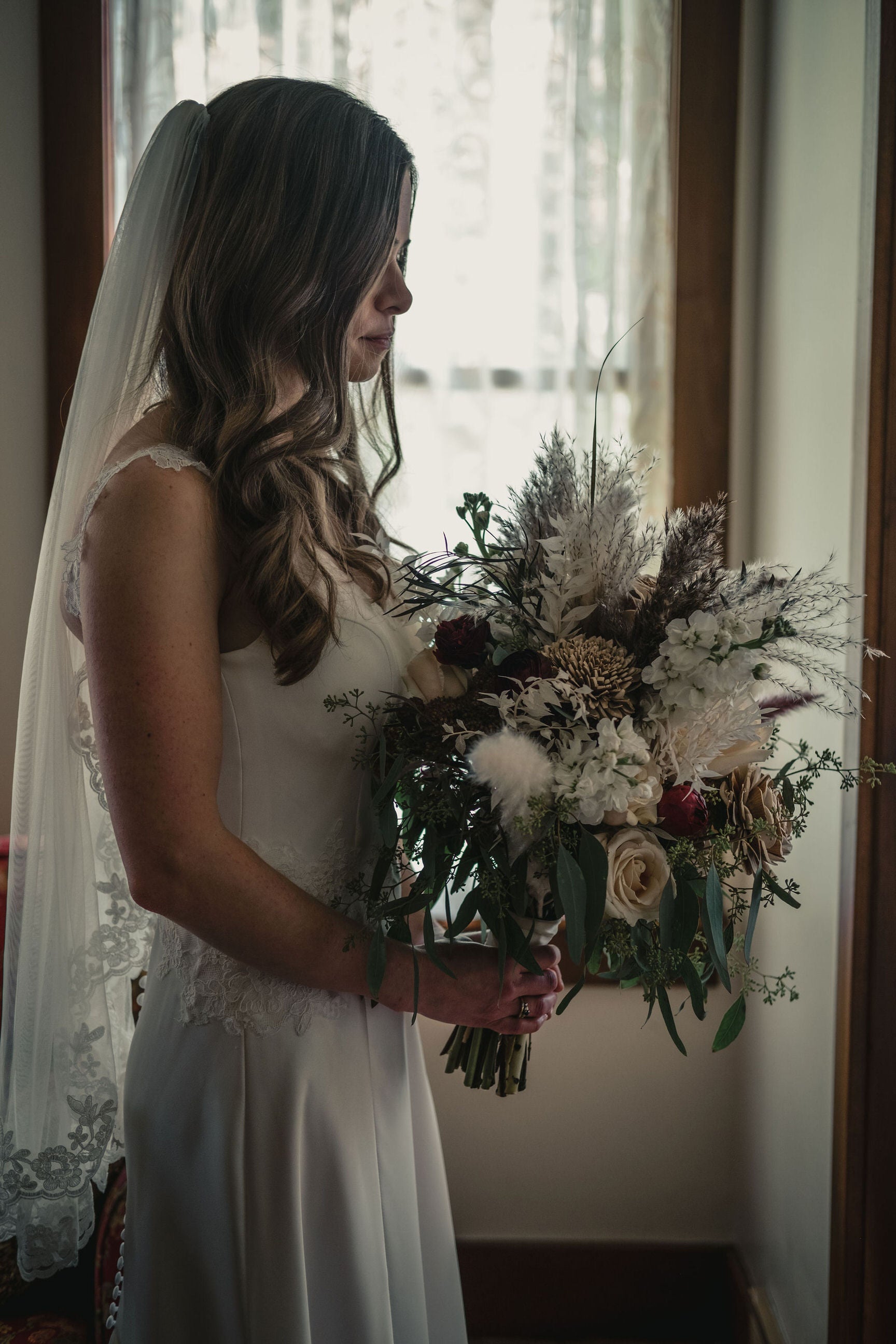 AMBRA, Italian Lace Wedding Veil