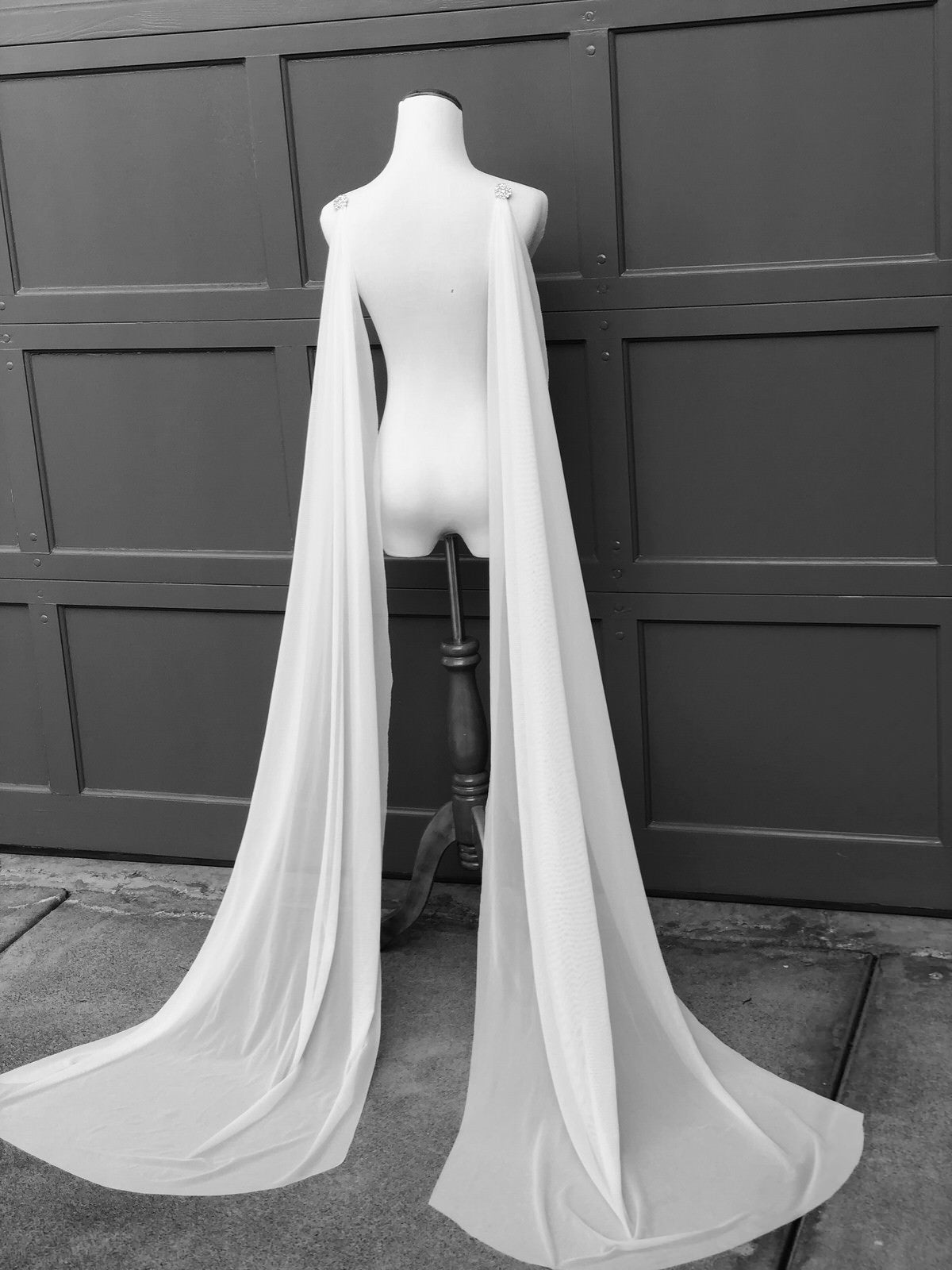 bridal cape wings shoulder wrap