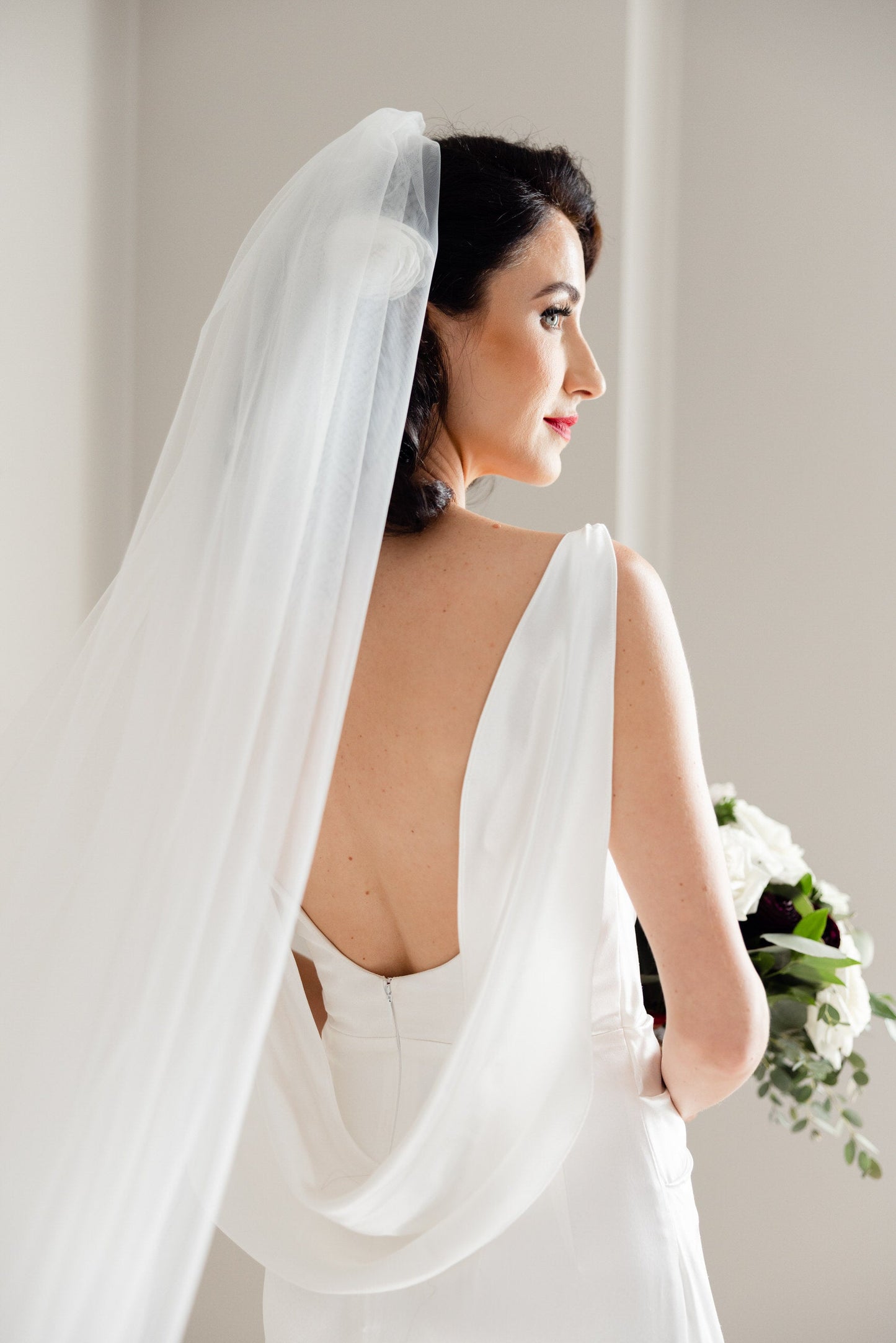 simple drape cape shawl for grecian wedding pdf sewing pattern for DIY brides