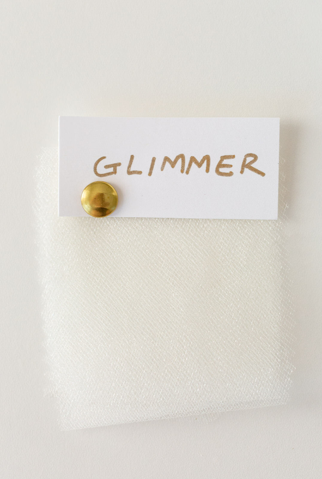 glimmer wedding tulle for fingertip veil