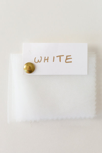 pure white bridal veil fabric