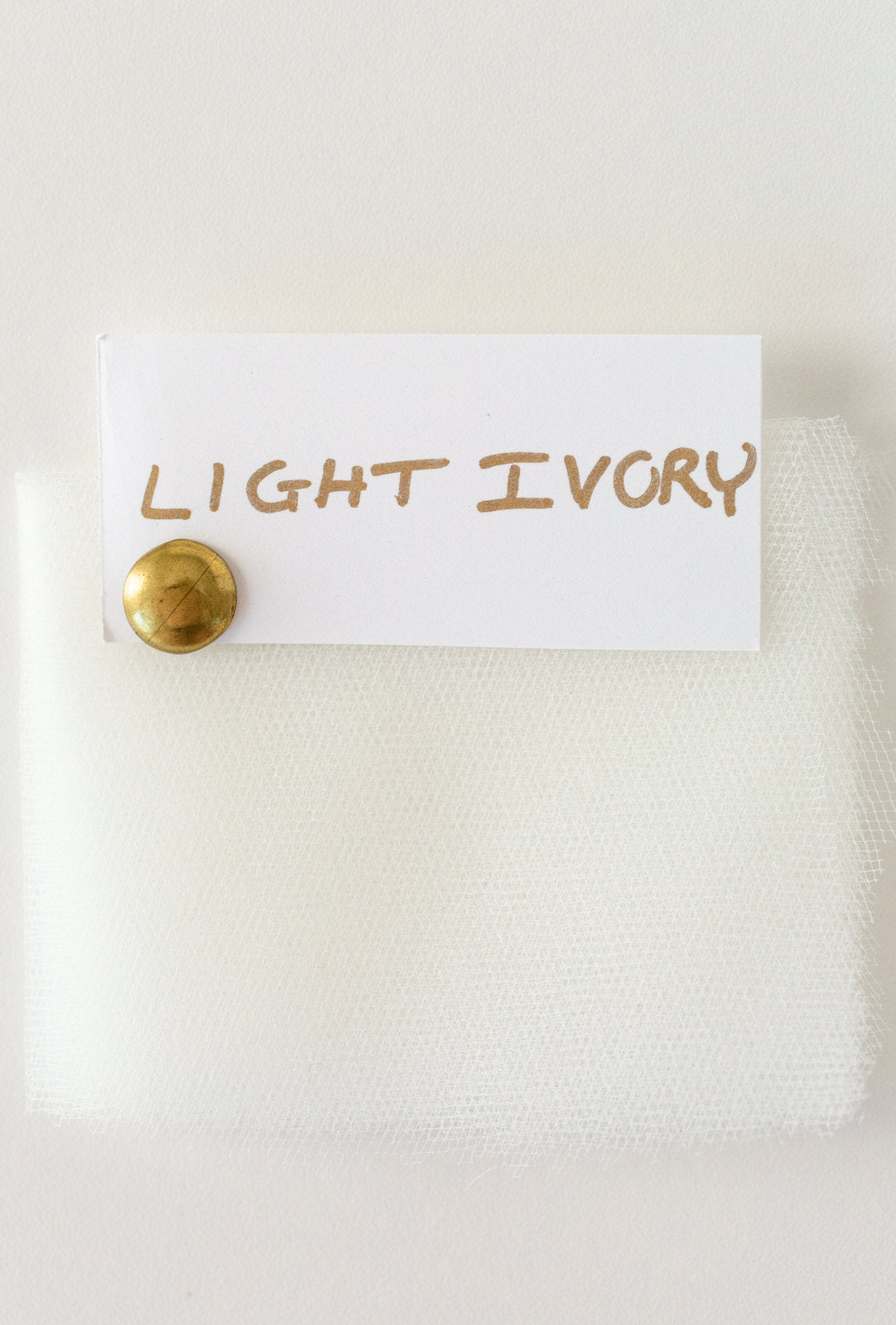 light ivory bridal illusion tulle